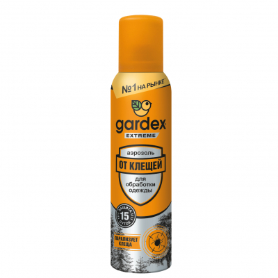 Изображение товара Средство от клещей Gardex Extreme аэрозоль 150 мл