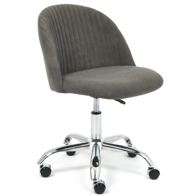 Изображение товара Кресло TC Melody с флоковой обшивкой - серое, 75х45х50 см