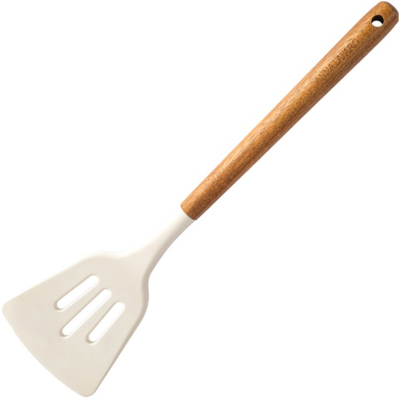 Изображение товара Лопатка с прорезями Anna Lafarg Wenge, молочный, 32 см Изображение товара Лопатка с прорезями Anna Lafarg Wenge, молочный, 32 см