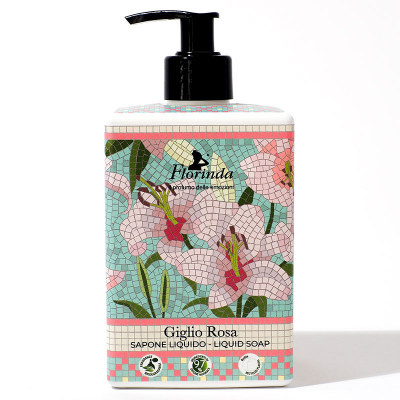 Изображение товара Мыло жидкое Florinda Итальянская Мозаика Розовая лилия 500 мл