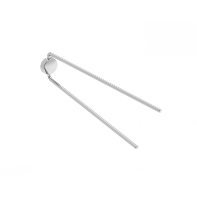 Изображение товара Двойной поворотный держатель KOIN для полотенца хромированный 41 см