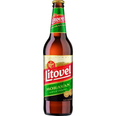 Изображение товара Пиво светлое фильтрованное "Litovel" Moravan,4,6% 0.5 л Изображение товара Пиво светлое фильтрованное "Litovel" Moravan,4,6% 0.5 л