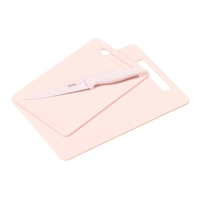 Изображение товара Набор разделочные доски и нож Kesper розового цвета 3 предмета 3049-2