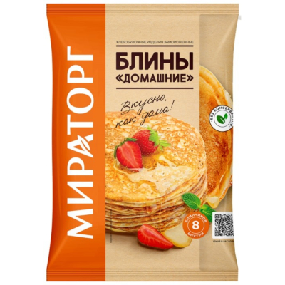 Изображение товара Блины Мираторг домашние замороженные 400 г