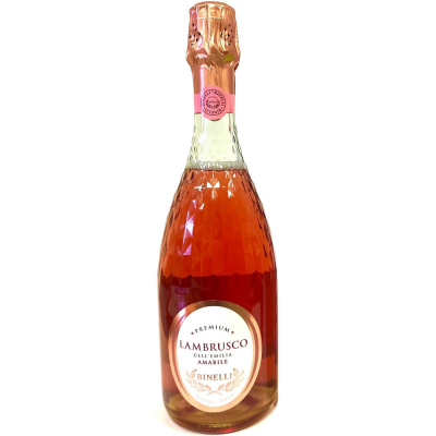 Изображение товара Игристое вино розовое полусладкое "Binelli Premium" Lambrusco Rosato, Dell'Emilia IGT 0,75 л 
