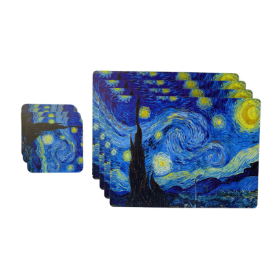 Изображение товара Набор подставок и костров из пробки Genlex звездная ночь 8 шт для горячего Изображение товара Набор подставок и костров из пробки Genlex звездная ночь 8 шт для горячего