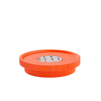 Изображение товара Мыльница Ridder Coco оранжевый для ванной комнаты из полирезина и нержавеющей стали