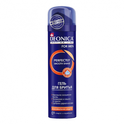 Изображение товара Гель для бритья Deonica For men Максимальная защита 200 мл Изображение товара Гель для бритья Deonica For men Максимальная защита 200 мл