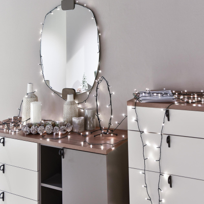 Изображение товара Новогодняя уличная гирлянда Lotti TLE 900 LED белый 36,5 м с контроллером