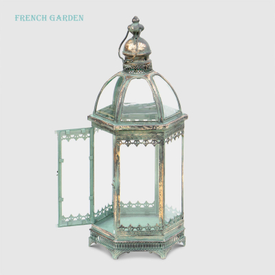 Изображение товара Декоративный фонарь French garden бронза антик 24х20,5х53 см