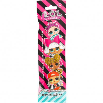 Изображение товара Детская зубная щетка Longa Vita L.O.L Surprise! 6+ мягкая для детей