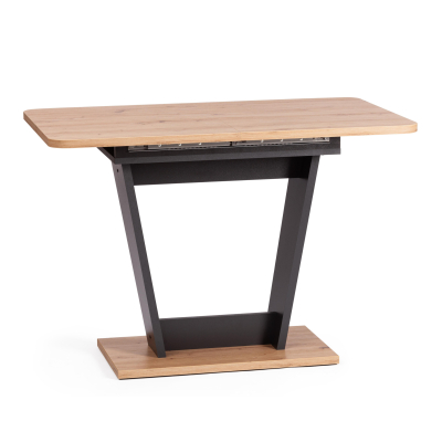 Изображение товара Стол обеденный трансформер ТС дуб артисан с графитовыми ножками 68.6x110-145 см Изображение товара Стол обеденный трансформер ТС дуб артисан с графитовыми ножками 68.6x110-145 см