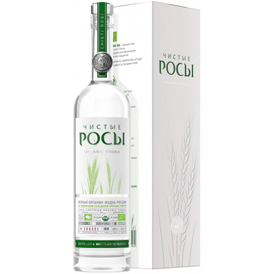 Изображение товара Водка Чистые Росы 40%, 0,5 л П/У