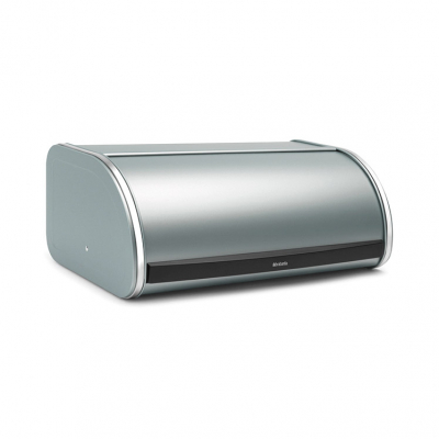 Изображение товара Хлебница Brabantia со сдвигающейся крышкой мятный металлик для хранения хлеба