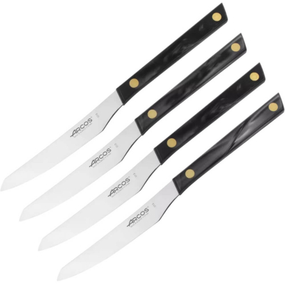 Изображение товара Набор ножей Arcos для стейка 4 шт, 11 см - высококачественные кухонные ножи Изображение товара Набор ножей Arcos для стейка 4 шт, 11 см - высококачественные кухонные ножи