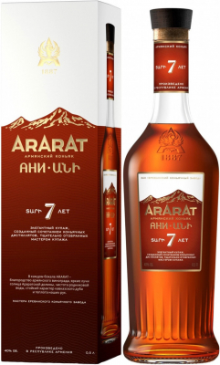 Изображение товара Коньяк Ани 7-летний 40%, 0,5 л в подарочной упаковке