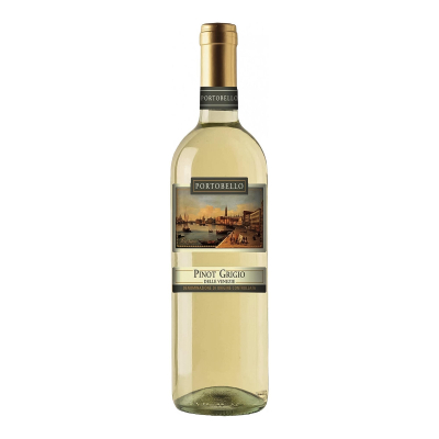 Изображение товара Вино белое сухое Vinispa Portobello Pinot Grigio Delle Venezie DOC 0.75л Италия