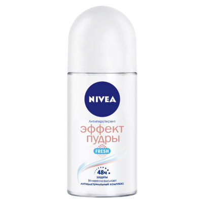 Изображение товара Дезодорант шариковый Nivea эффект пудры fresh 50 мл для женщин