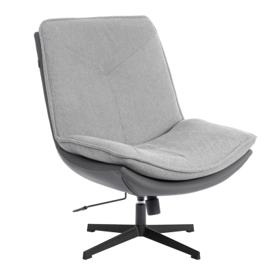 Изображение товара Кресло TC Modern Cosmo  велюр/букле светло-серое 84х71,5х107 см