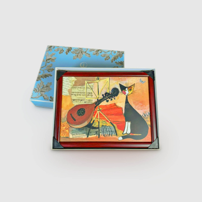 Изображение товара Поднос на подушке GenLex Музыкант для сервировки и интерьера