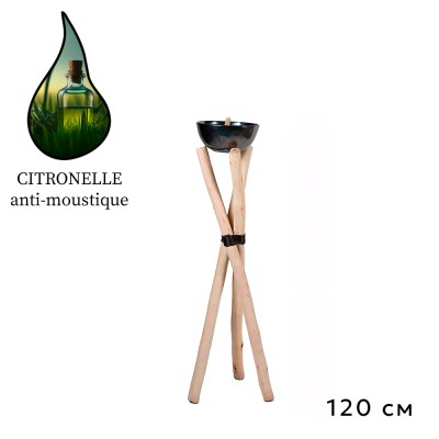 Изображение товара Аромасвеча Nour Bougie Bamboo Citronelle anti-moustique 10 кг 120 см бамбук