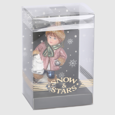 Изображение товара Игрушка ёлочная Snow and Stars дети фарфоровые, в ассортименте