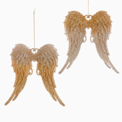 Изображение товара Елочные игрушки Kurt S.Adler крылья золотые 14 см в ассортименте