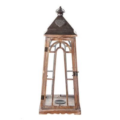 Изображение товара Фонарь-подсвечник Minhou lisheng Агнес 32,5х32,5х82 см декоративный