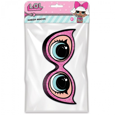 Изображение товара Набор масок ND Play Lol очки. 6 шт