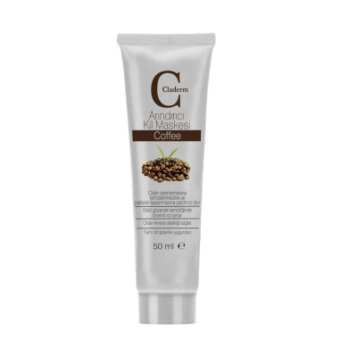Изображение товара Глиняная маска для лица Claderm Coffee 50 мл натуральный уход для всех типов кожи