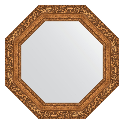 Изображение товара Зеркало в багетной раме Evoform виньетка бронзовая 60x60 см