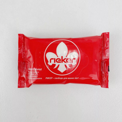 Изображение товара Влажные салфетки Rieker для натуральной и экокожи 15 шт