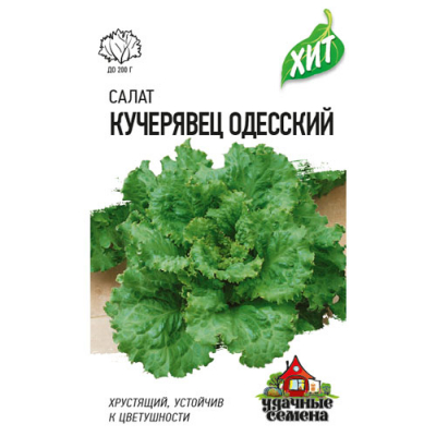 Изображение товара Салат Гавриш Кучерявец Одесский 0,5 г хрустящий ХИТ х3 Изображение товара Салат Гавриш Кучерявец Одесский 0,5 г хрустящий ХИТ х3