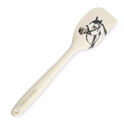 Изображение товара Лопатка-шпатель Anna Lafarg конь 27 см молочная