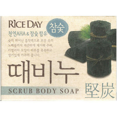 Изображение товара Скраб-мыло Cj Lion Rice Day с древесным углем для очищения кожи