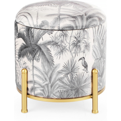 Изображение товара Пуф с крышкой Glasar 35x35x33 см вместительный и стильный