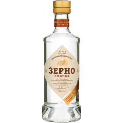 Изображение товара Водка "Зерно" Ржаная, 0.7 л