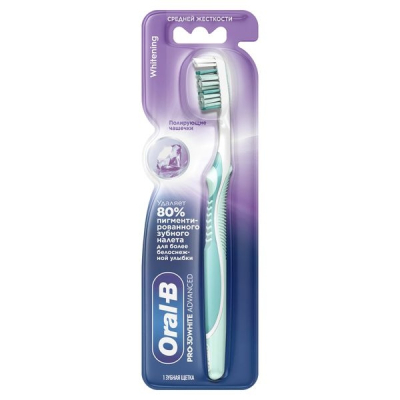 Изображение товара Зубная щетка Oral-B Pro-3D White Advanced средняя жесткость