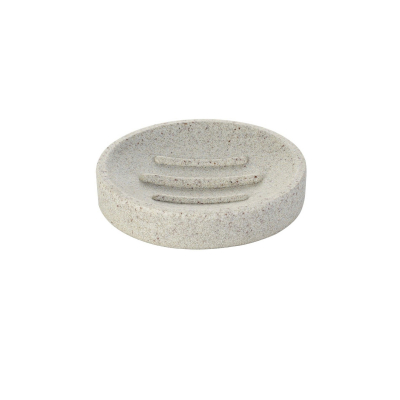 Изображение товара Мыльница Stone бежевый Ridder - настольная из полирезин для мыла