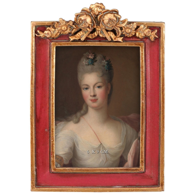 Изображение товара Настольная фоторамка Glasar прямоугольная 6х9 см красно-коричневая дизайн