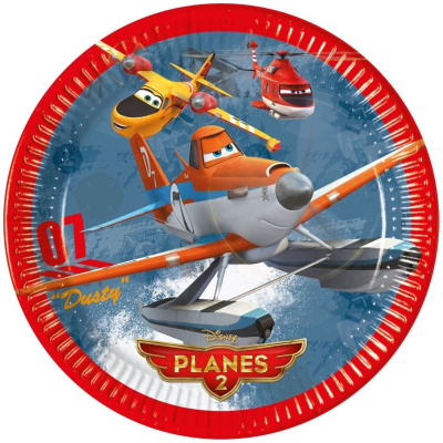 Изображение товара Тарелка бумажная Procos Disney Planes 2 23 см 8 шт
