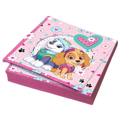 Изображение товара Салфетки бумажные Щенячий патруль 33х33 см 20 шт