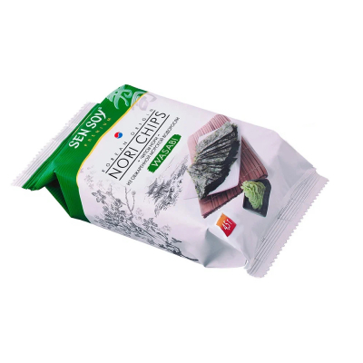 Изображение товара Чипсы Нори Wasabi Sen Soy Premium 4,5 г - Хрустящая закуска с васаби Изображение товара Чипсы Нори Wasabi Sen Soy Premium 4,5 г - Хрустящая закуска с васаби