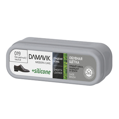 Изображение товара Щетка для обуви Damavik Silicone бесцветная с пропиткой универсальная для всех материалов Изображение товара Щетка для обуви Damavik Silicone бесцветная с пропиткой универсальная для всех материалов