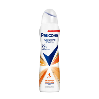 Изображение товара Антиперспирант Рексона Усиленная защита Активный контроль 150 мл для женщин