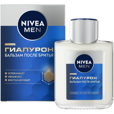 Изображение товара Бальзам после бритья Nivea Men гиалурон 100 мл увлажнение и успокоение Изображение товара Бальзам после бритья Nivea Men гиалурон 100 мл увлажнение и успокоение