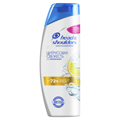 Изображение товара Шампунь Head & Shoulders Цитрусовая свежесть 600 мл (HS-81434457)