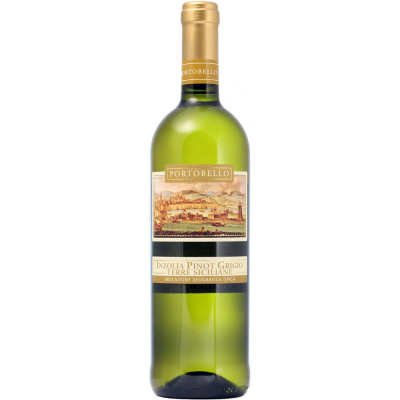 Изображение товара Белое сухое вино Vinispa Portobello Inzolia-Pinot Grigio Terre Siciliane IGT 0.75л