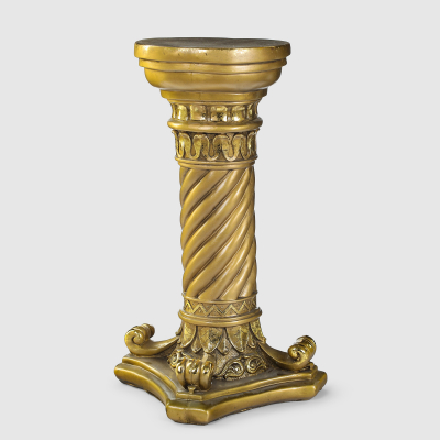 Изображение товара Декоративная фигура Полиформ колонна 54 см бронза для интерьера и архитектуры