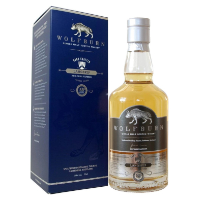 Изображение товара Виски односолодовый Wolfburn, "Langskip",58% в подарочной упаковке, 0.7 л